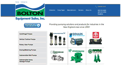 Desktop Screenshot of boltonequipmentsales.com